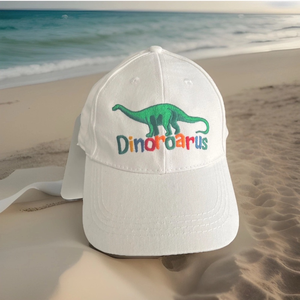 Dinodarlus Kids White Dinosaur Hat